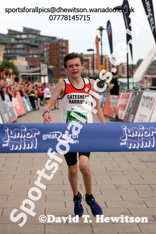 Boys Junior Great  North Run, Newcastle/Gateshead. Photo: David T. Hewitson/Sports for All Pics